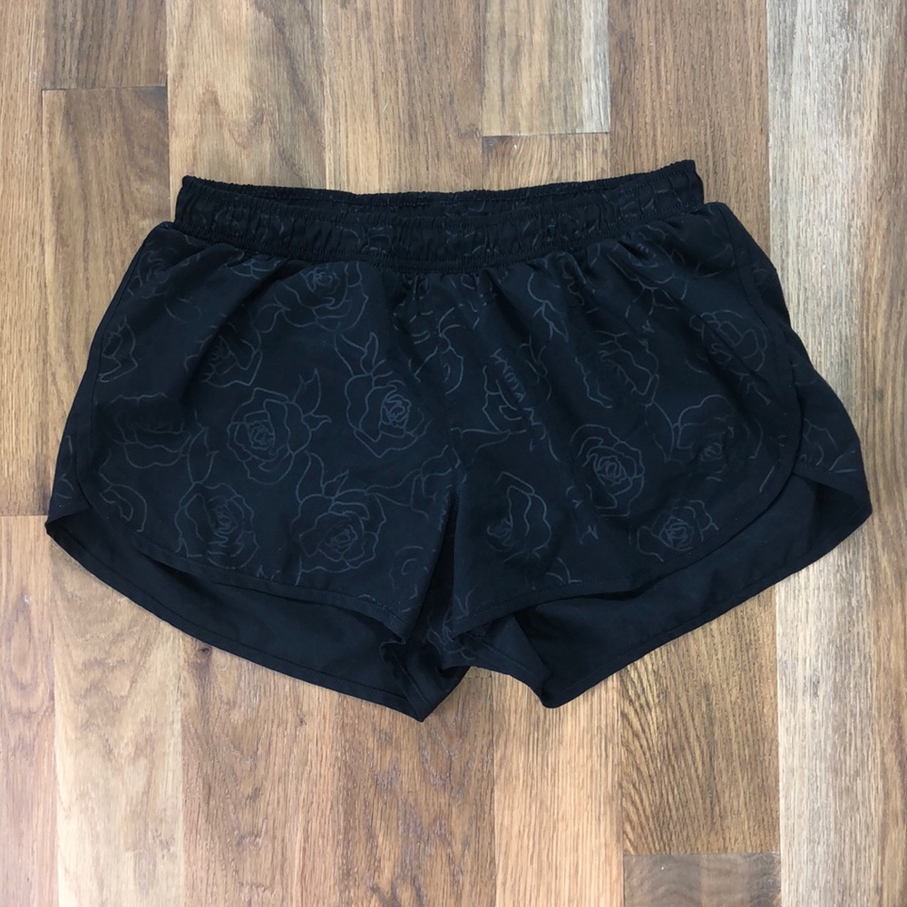 Black active shorts from Old Navy.